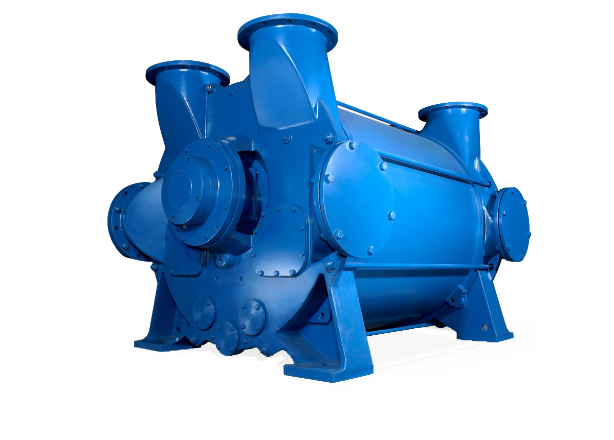 2BE4 Liquid Ring Vacuum Pump Compressor 2,000 to 32,200 m3/h (1,177 to 18,952 CFM)