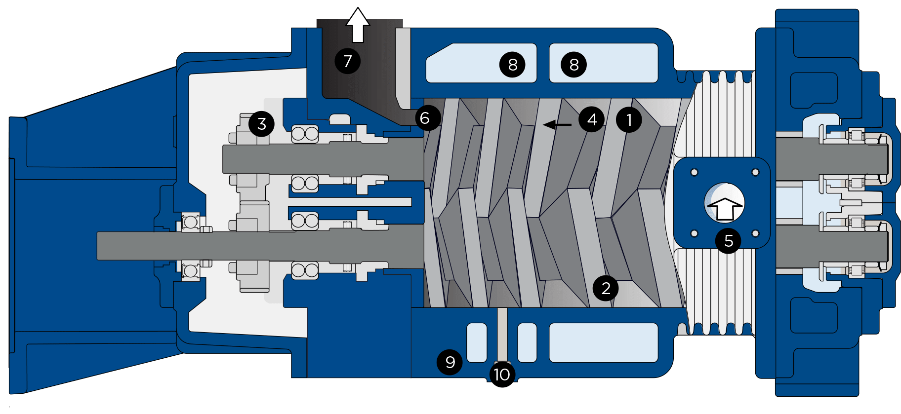 Dry Screw Vacuum Pump Operating Principles