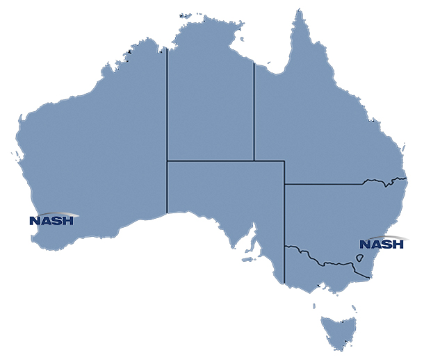 map of australia